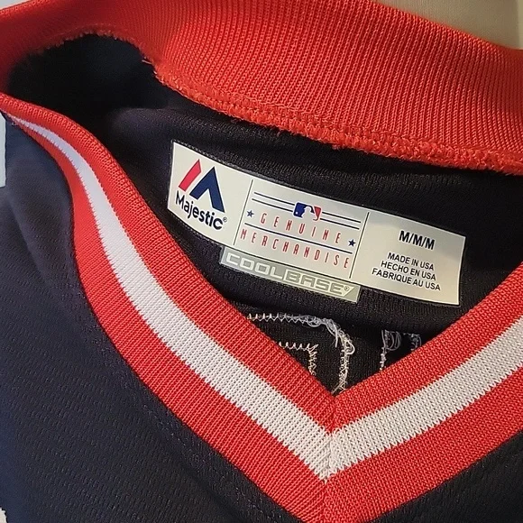 Atlanta Braves Ozzie Albies "Puchi" Majestic Jersey 2018 SZ M - Picture 8 of 8